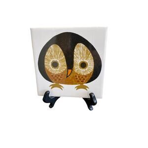 Vintage Kenneth Townsend Owl Tile